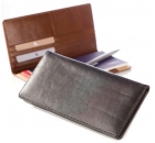 Leather Check Book Wallet